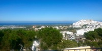 Blick vom Balkon des App. Paradise View Blue